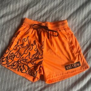Kill Crew Bright Orange Athletic Shorts